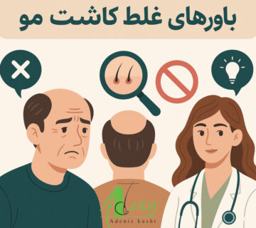 باور های غلط کاشت مو