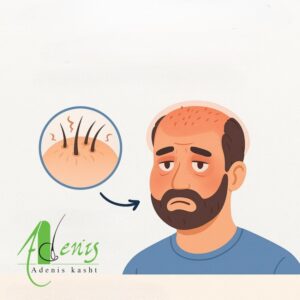 ورم کردن صورت بعد از کاشت مو