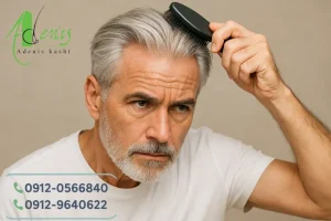 کاشت مو با موهای سفید امکان پذیر است ؟