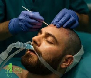 کاشت مو با بیهوشی