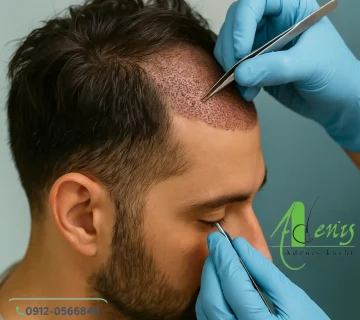 کاشت مو لابلای موها