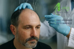 تاثیر آب باران ریختن روی محل کاشت مو