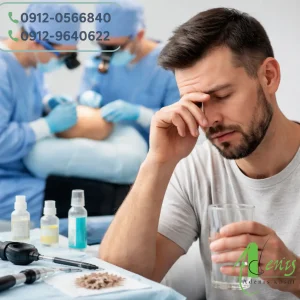 بی حال شدن بعد از کاشت مو