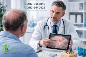 کاشت مو افراد دارای لیکن پلان