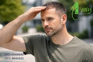 نور خورشید بعد از کاشت مو