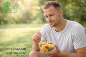 سبک زندگی سالم و مصرف میوه تازه بعد از کاشت مو برای تقویت رشد