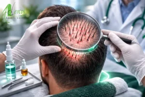 بررسی التهاب احتمالی پس از کاشت مو با الیاف نانو