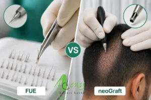 مقایسه روش neoGraft با روش FUE در کاشت مو