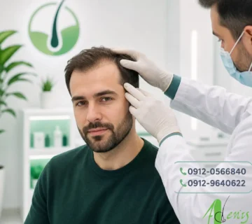 بهترین کاندید کاشت مو در حال بررسی توسط پزشک