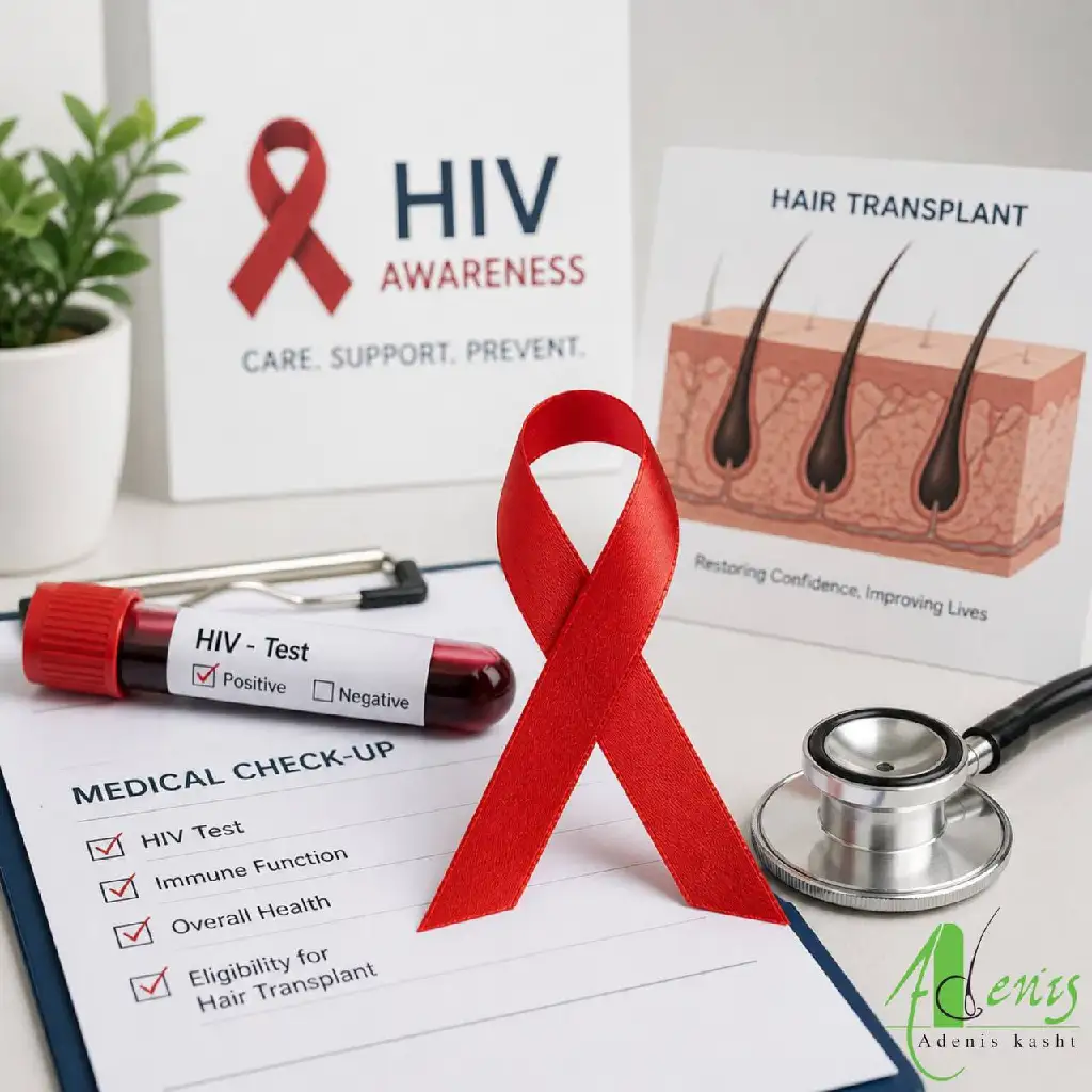 کاشت مو در افراد مبتلا به HIV