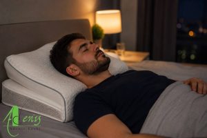 نحوه خوابیدن بعد از کاشت مو برای کاهش فشار بانک مو