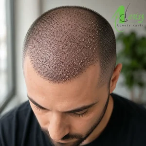 پوسته شدن بعد از کاشت مو