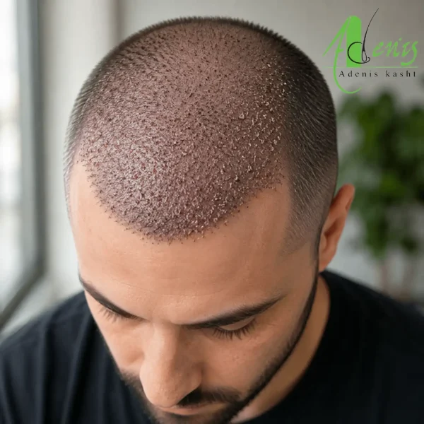 پوسته شدن بعد از کاشت مو