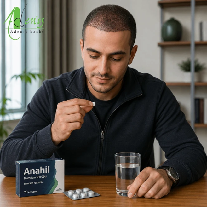 قرص آناهیل بعد از کاشت مو