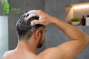 شستشوی پوست سر بعد از کاشت مو