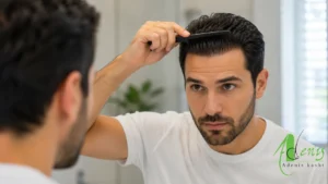 شانه کردن موهای کاشته شده