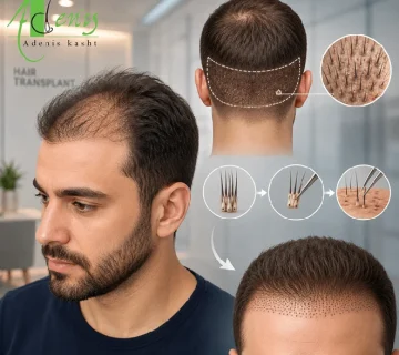 گرافت مو و بانک مو چیست و محل برداشت گرافت در کاشت مو