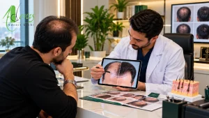 بررسی تراکم موی ناحیه پوبیک برای کاشت مو به سر