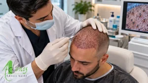 علت ایجاد دلمه بعد از کاشت مو